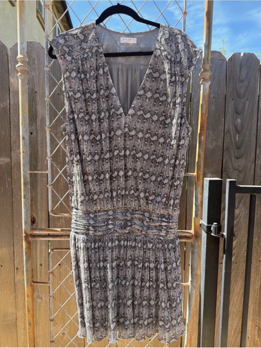 Ramy Brook Terry Printed Chiffon Mini Dress - XL (NWOT)